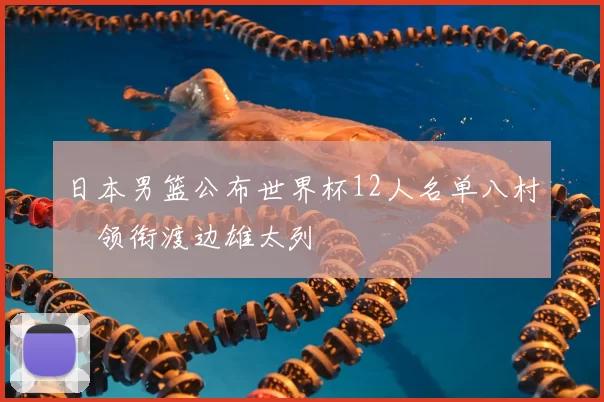 日本男篮公布世界杯12人名单八村塁领衔渡边雄太列